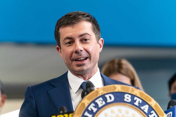 Buttigieg Goes to Sporting Event on Military Plane With Husband