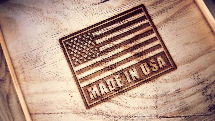 Made,In,Usa,Symbol,Engraved,On,Wooden,Board.