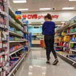 Person walking down aisle