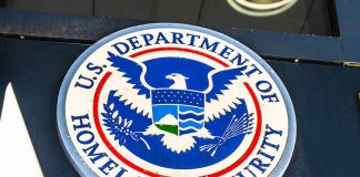 US Department of Homeland Security emblem displayed