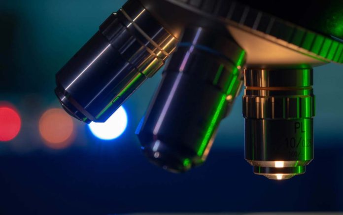 1854872740 featured image Closeup of microscope lenses with colorful background