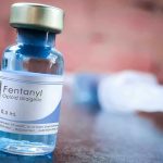 Fentanyl vial labeled as opioid analgesic