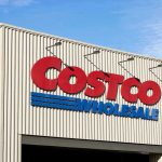 Costco Wholesale building exterior with prominent logo sign.
