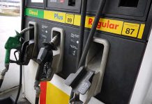 Trump’s Gas Price CUTS Stun California Gas station pumps for diesel, plus, and regular fuel.