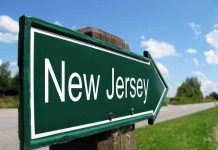 ICE Showdown Shakes New Jersey Towns Directional road sign indicating New Jersey