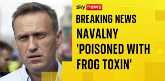 Alexei Navalny died after being poisoned with dart frog toxin