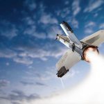 NASA’s Moon Mission Makes EPIC Comeback Rocket launching into the sky with clouds.