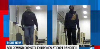 $5k reward for stolen drones at Fort Campbell