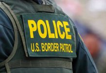 Fake ICE Uniform Sparks Street BEATDOWN Police U.S. Border Patrol uniform close-up.