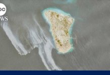 Suspected oil spill near Kharg Island, Iran's main oil hub