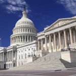 AOC 2028 Rumor Stir: Will She Shake Up Politics? The U.S. Capitol building with its dome and columns under a blue sky