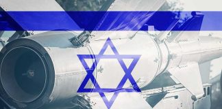 Missiles Shatter Ceasefire, Talks Stall Missile with Israel flag overlay.