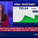 OpenAI files confidential S-1 with the SEC, has not decided timing yet