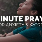 5 MINUTE PRAYER FOR ANXIETY & WORRY | Calm & Peaceful Prayer - Morning & Sleep Meditation
