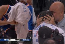 KNICKS WIN NBA Championship - Final moments and on-court celebrations