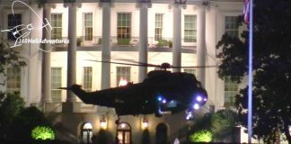 Trump’s Lawn Upgrade Raises Lockheed Questions President Trump Landing at the White House in Marine One