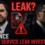 Secret Service Meltdown Around Vance JD Vance’s Secret Service Agent Under Investigation Over Alleged Leak