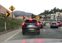 Drive from Santa Monica (work) to Home (Van Nuys) October 29,2020/5:56pm
