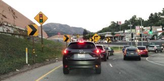 Drive from Santa Monica (work) to Home (Van Nuys) October 29,2020/5:56pm