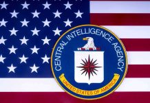 CIA emblem on the United States flag