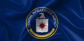 Why CIA Director SECRETLY Flew to Moscow CIA emblem on a blue flag