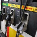 Farm Margins CRUSHED By Diesel Shock Gas station pumps for diesel, plus, and regular fuel.