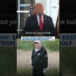 Trump Fires Back at the Golf Cheating Charges ‘I Can’t Cheat’: Trump Claims Secret Service Stops Him From Cheating at Golf