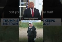 ‘I Can’t Cheat’: Trump Claims Secret Service Stops Him From Cheating at Golf