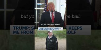 ‘I Can’t Cheat’: Trump Claims Secret Service Stops Him From Cheating at Golf