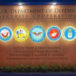 Pentagon Testosterone Gamble Sparks Medical Uproar U.S. Department of Defense display wall with service seals