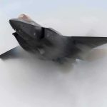 Houthis Claim They SHOT DOWN Fighter Jet Stealth fighter jet piercing a vapor cloud