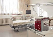 Operation Nightingale Nets $250M Nursing Fraud Scheme A hospital room featuring empty patient beds and medical equipment