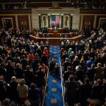 Judge Clears Trump to End Protections for Somali Migrants Legislative chamber audience stands and applauds