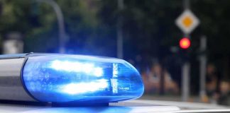 2-Year-Old STABBED Beside Her Mother Police car blue siren light flashing