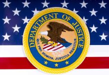 FBI Busts Scam Network Hiding on Your FACEBOOK Department of Justice seal on American flag background