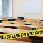 5-Year-Old Among 4 KILLED in School Shooting Empty classroom with police tape across desks